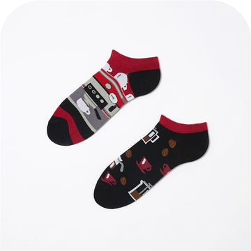Cartoon ankle socks
