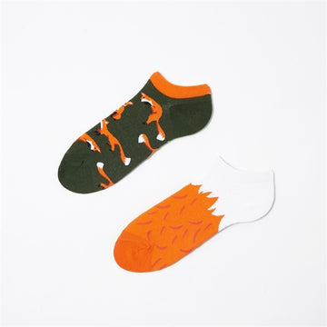 Cartoon ankle socks multiple color