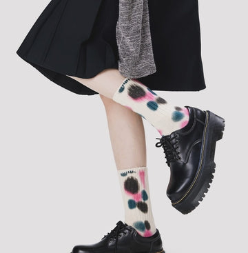 Ink painting style socks