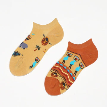Ankle socks cartoon design