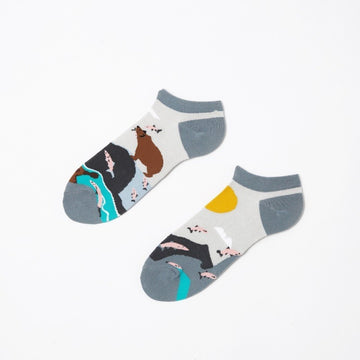 Cartoon ankle socks