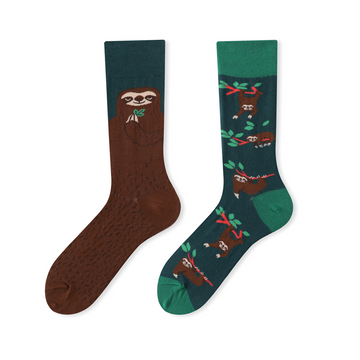 Multiple color cartoon crew socks-