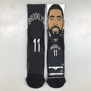 Basketball star cartoon personality printed socks street skateboarding sports socks-Owen