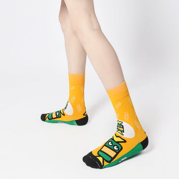 Candy series crew socks 4 pairs package