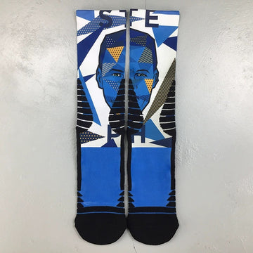 Basketball players cartoon socks- CURRY