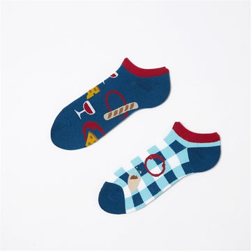 Cartoon design anklet socks